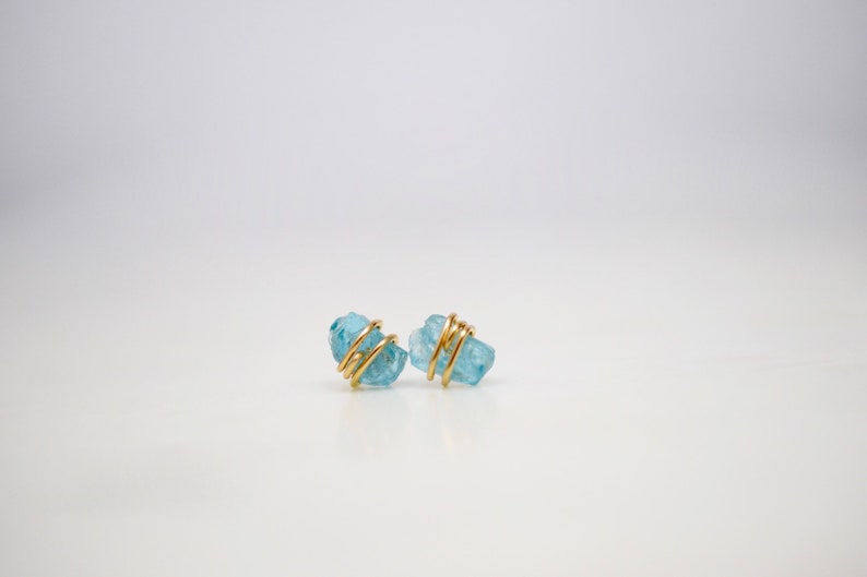 Erica Bailey Teal Apatite Stud Earrings main image 1