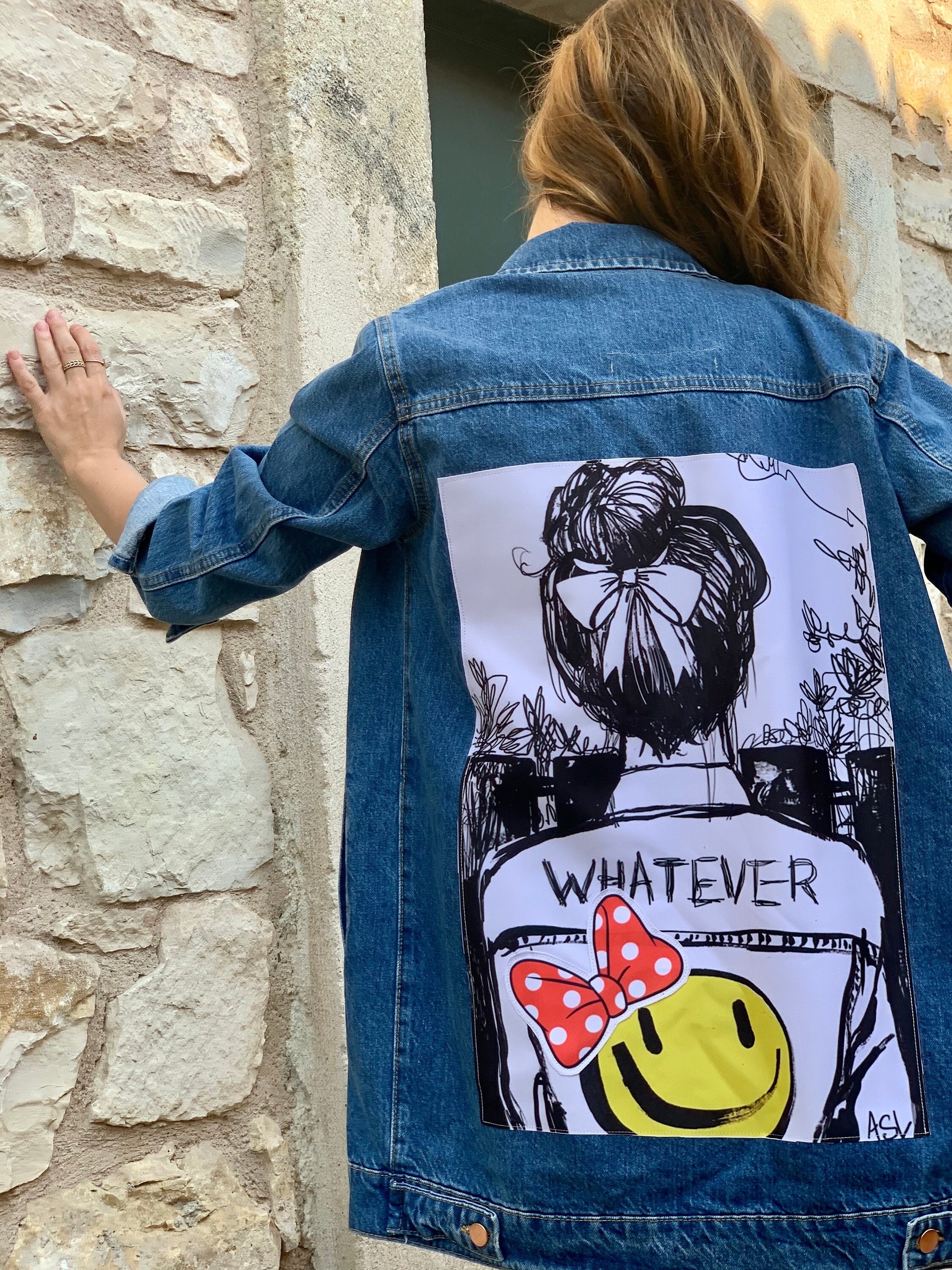 Plus Size Jacket, 0X Denim Jacket, 1X Big Size Fancy Jacket