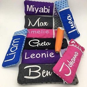 Tasche für den tiptoi Stift | WUNSCHNAME | viele Stoffdesigns zur Auswahl | Zubehör tiptoi | Schutzhülle | Case | Handmade | aus Deutschland