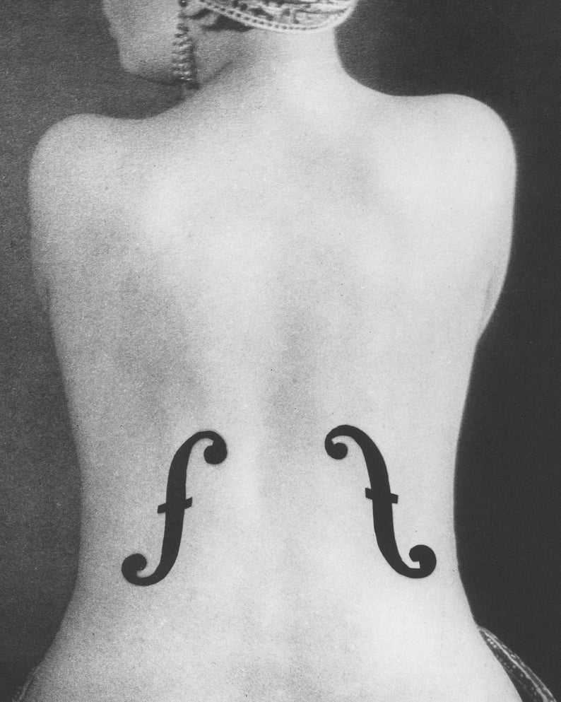 Man Ray Violin Print Le Violon D'ingres Surrealist Etsy