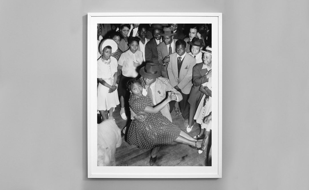 Jazz Dancers Print, Jazz Music, African American History, Black and