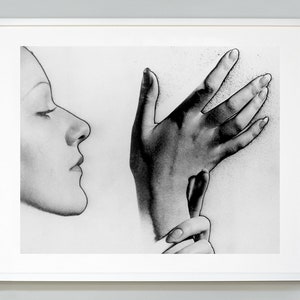 Man Ray Print, Solarised Woman, Surrealism Print, Man Ray Solarised Photograph, Surrealism Photography, Museum Quality Photo Art Print