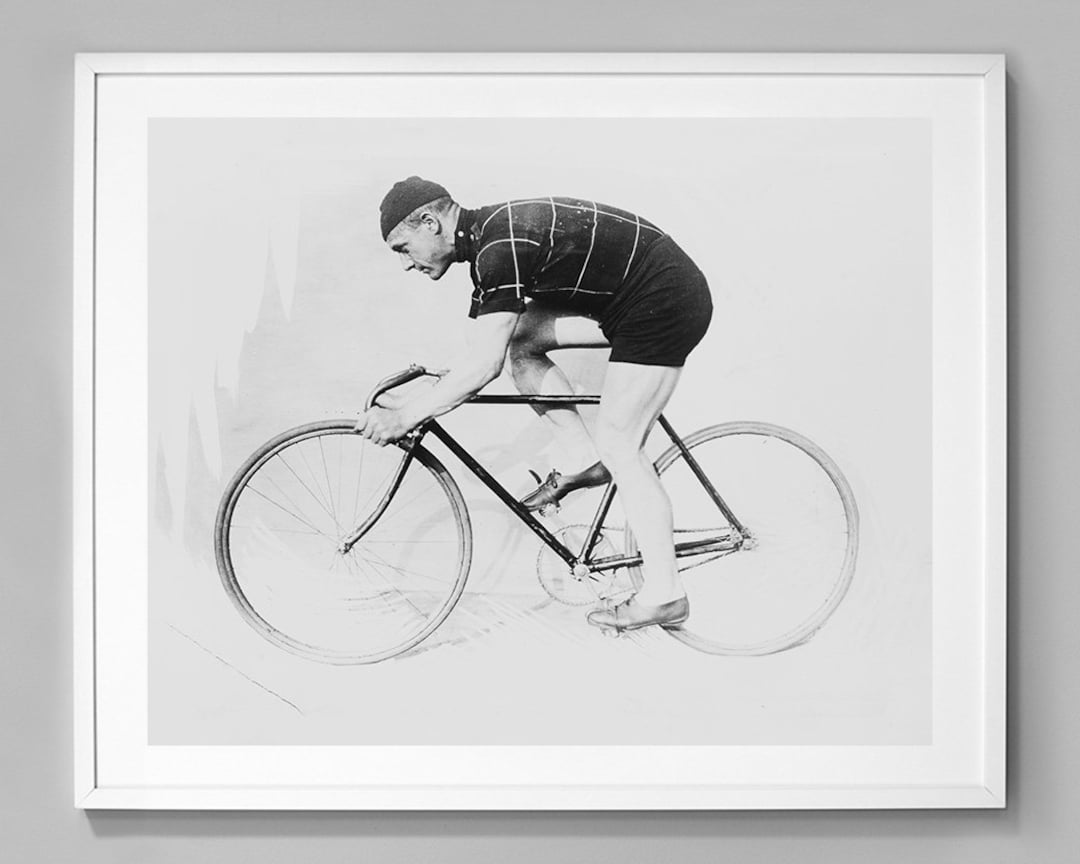 Bike Print Bicycle Art Print Bike Racing Vintage Bicycles Etsy