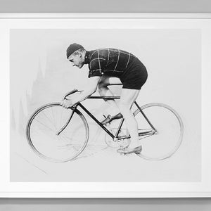 Bike Print, Bicycle Art Print, Bike Racing, Vintage Bicycles, Vintage Sports, 1914, Black and White Photo, Museum Quality Art Print