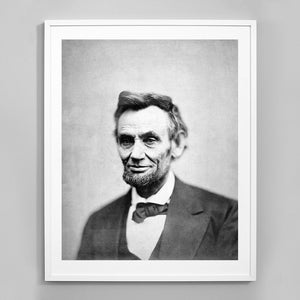 Abraham Lincoln Print, Portrait of Abraham Lincoln, American History Print, Black and White Photo, 1847, Museum Quality Photo Print