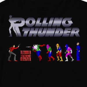 Rolling Thunder - Namco Arcade Game - Unisex T-shirt
