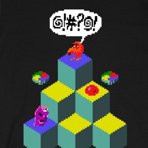Qbert T-Shirt: Retro Arcade Game Unisex Tee