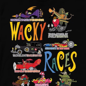 Wacky Races - Characters & Vehicles - Unisex T-shirt