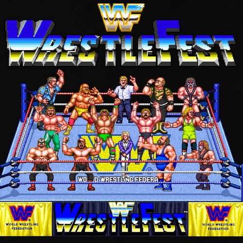 WWF Wrestlefest Arcade Game Unisex T-shirt | Etsy