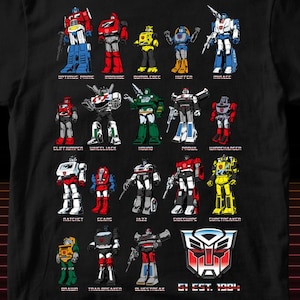 Transformers - Generation 1 Autobots - Unisex T-shirt