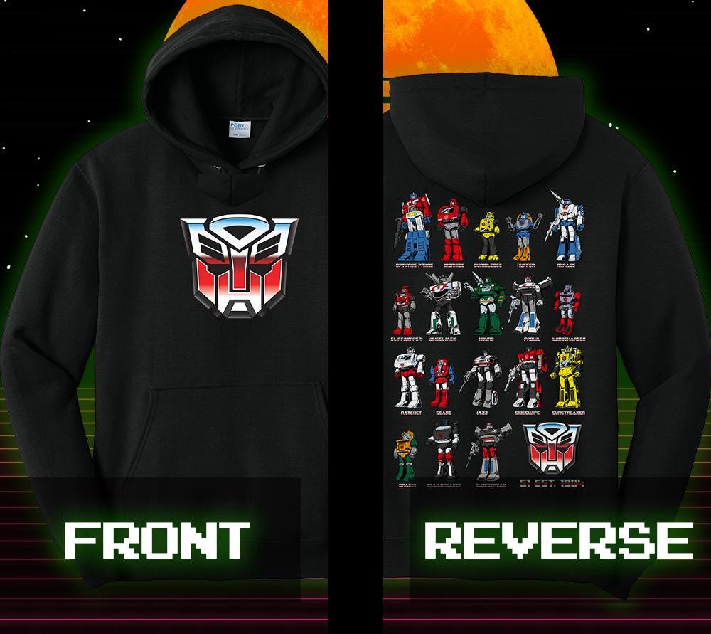 Transformers Hoodie - Etsy