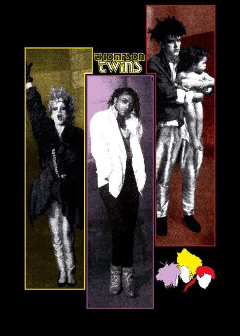 Thompson Twins Here's To Future Days Tour Of Future Etsy