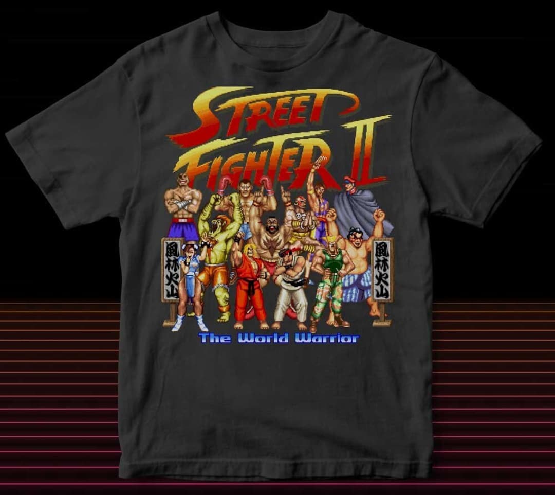 STREETS - Vintage Washed Street Fighter Anime Oversized T-Shirt