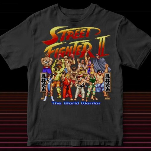 Street Fighter 2 - All Characters Victory Pose Montage - Unisex T