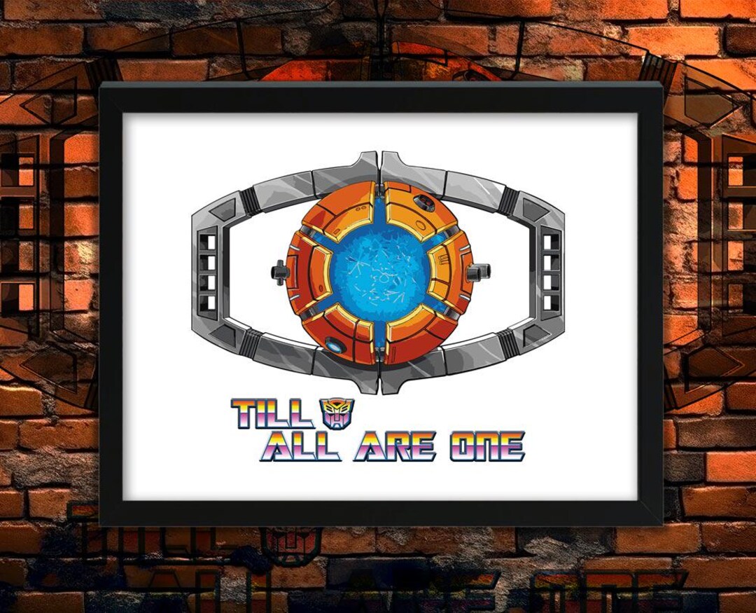 Till Matrix Transformers - Matrix - Till All Are One Art Print, Retro Cartoon Movie ...