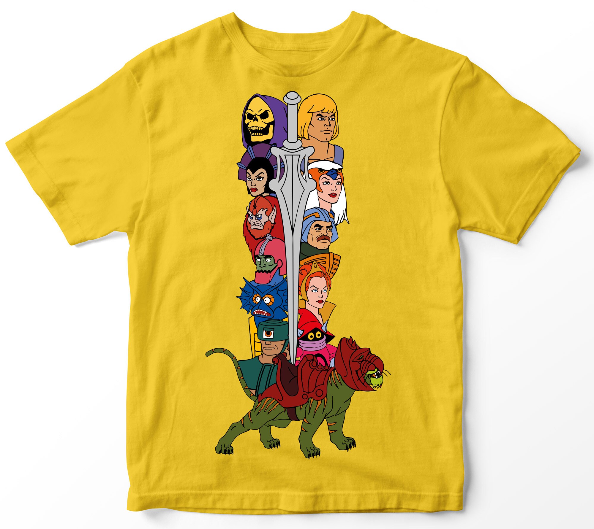 ORKO Masters of the Universe He-Man She-Ra Men Women Unisex T-shirt 3759 