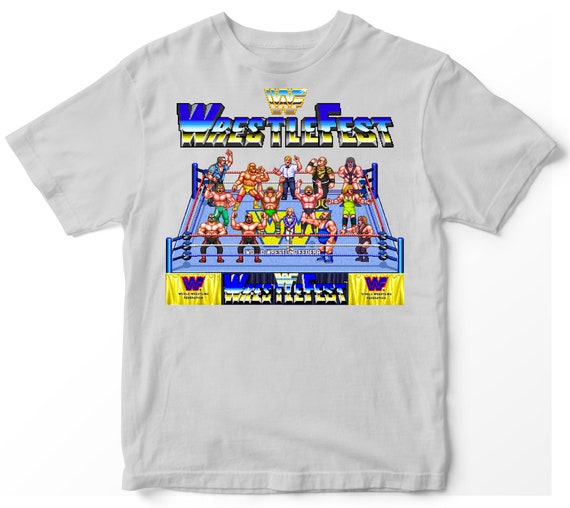 Wwf Wrestlefest Arcade Game Unisex T Shirt Etsy