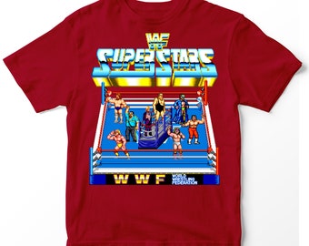 WWF - Superstars Arcade Game - Unisex T-shirt - Etsy