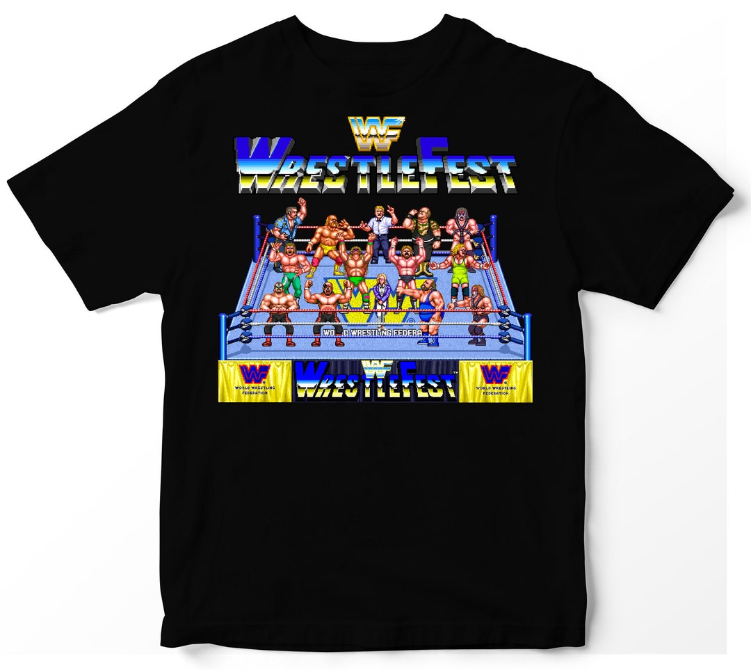 Man 1st Stadium Live Tシャツ World WWF - Wrestlefest Arcade Game - Unisex T-shirt - Etsy