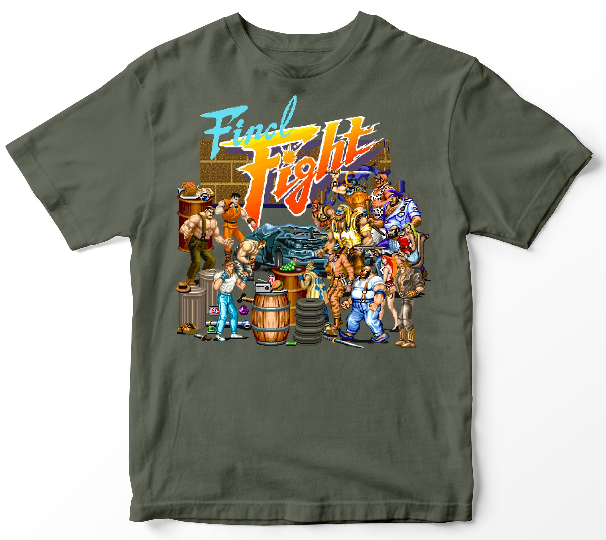 solidaridad coser techo Final Fight Characters Montage Unisex T-shirt - Etsy España