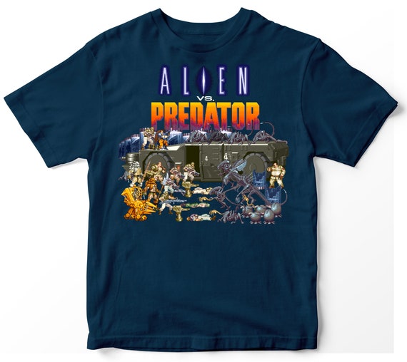 T-shirt Predator Et Alien - Sci-Fi, Gamer, Cadeau Fan De Films - Marque American Artist Designs