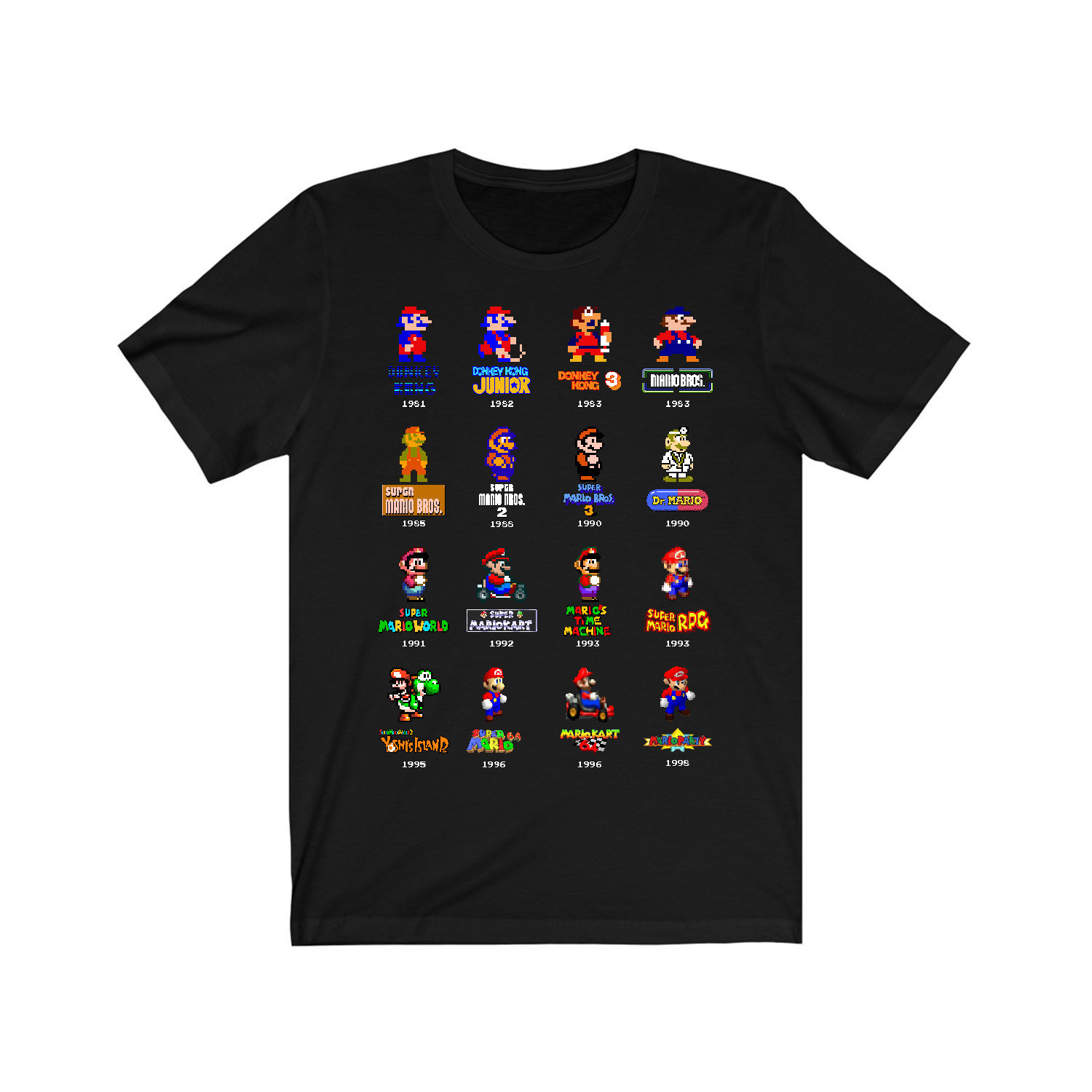 Discover Camiseta Súper Mario Lindo Diverido para Hombre Mujer