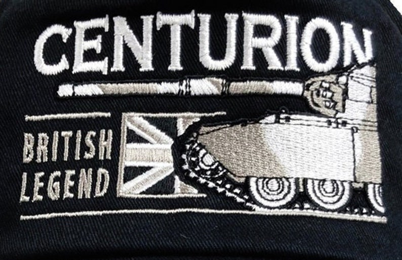 Centurion British Army Main Battle Tank Black or Green Embroidered ...