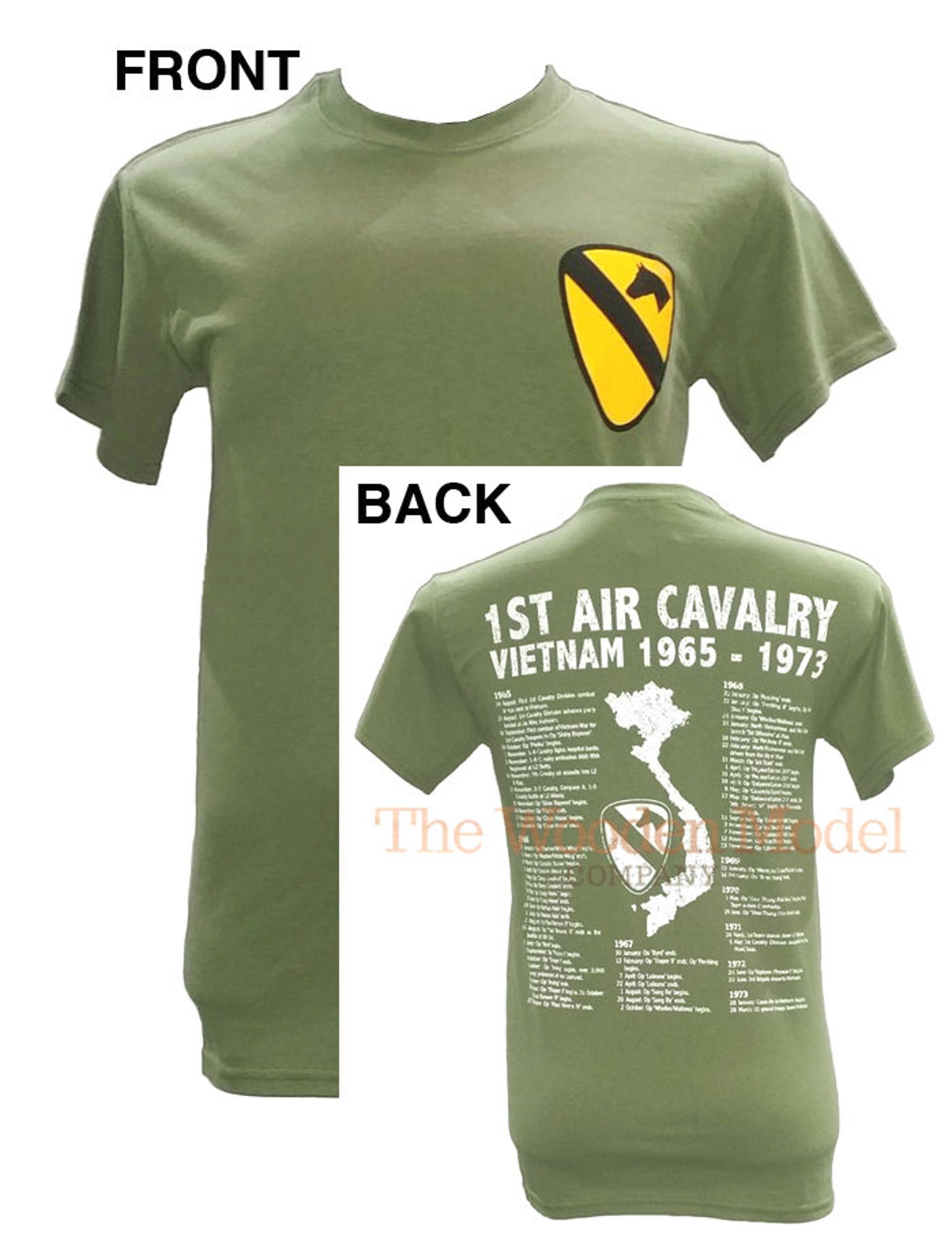 1st Air Cavalry Division US Army Vietnam War Military T Etsy