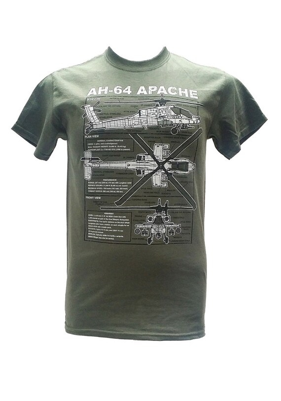 US Army AH-64 Apache Helicopter Green Adjustable Baseball Cap