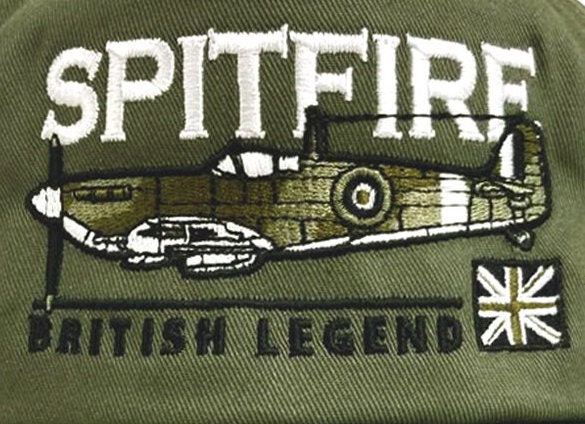 Aereo Da Caccia Delle Spitfire Di Supermarine Usato Decollando Di