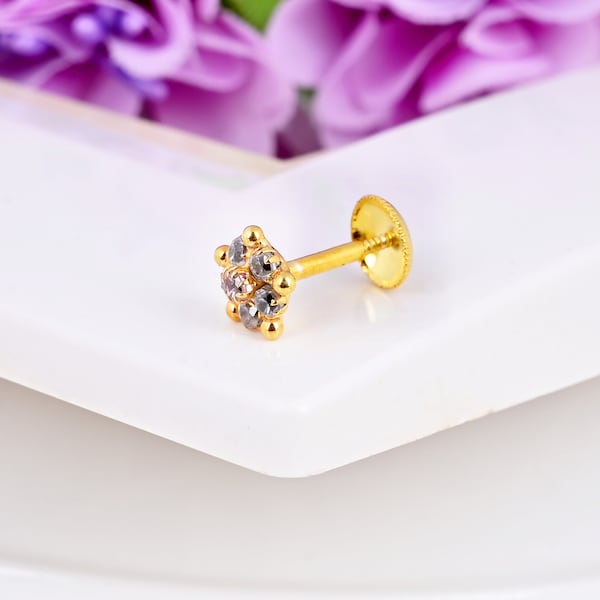 Gold Flower Ring - Etsy