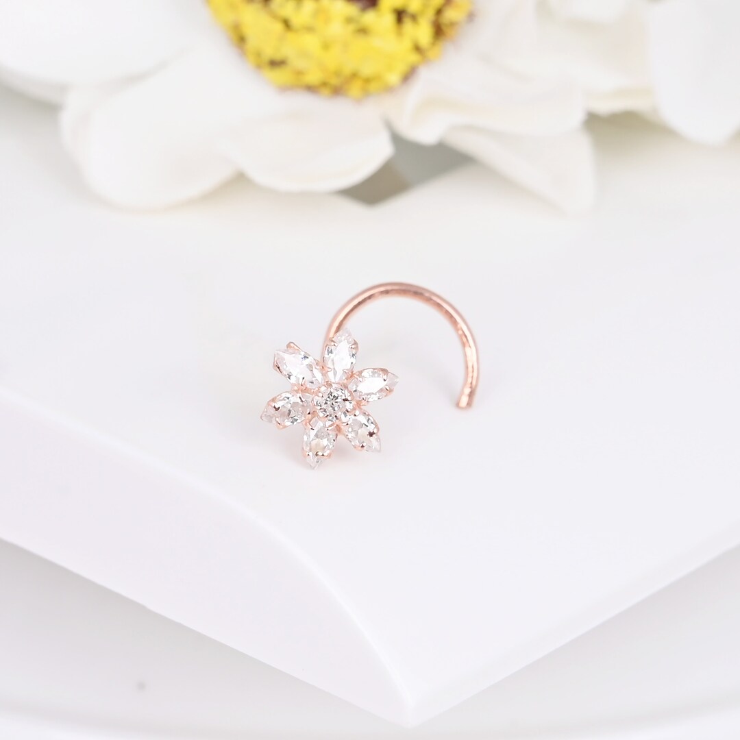Christmas Gifts,Indian Nose Stud,Flower Nose Indonesia | Ubuy