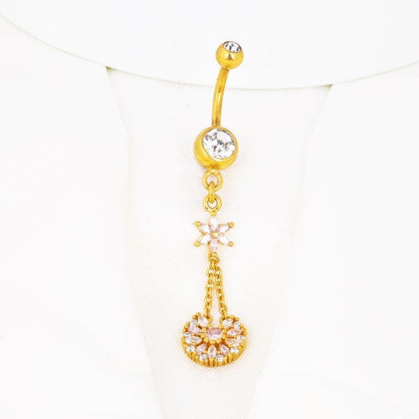 Hanging Belly Button Ring Etsy