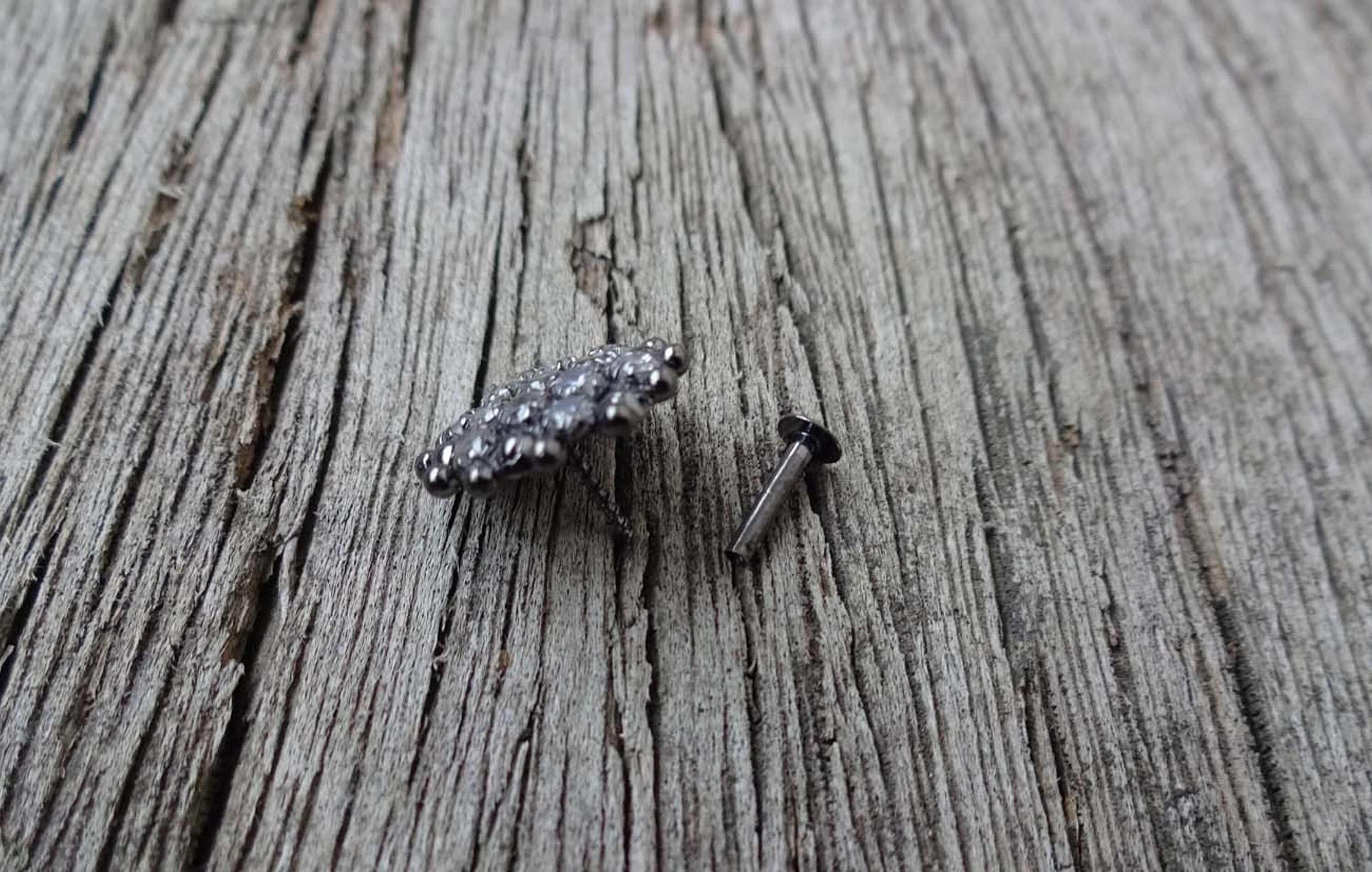 Indian Nose Stud Diamond Nose Stud Gift for Her Onyx Nose Stud - Etsy