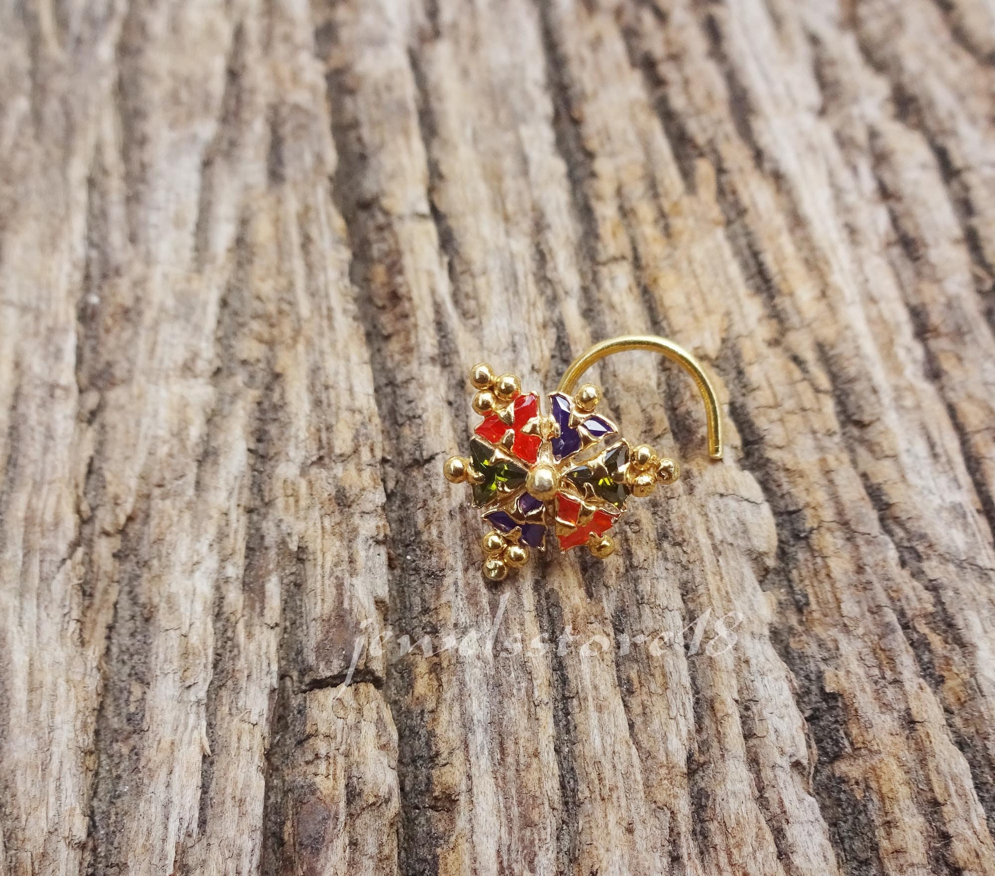 Dangle Nose Cuff Diamond Nose Stud Silver Dangle Nose Ring Etsy UK