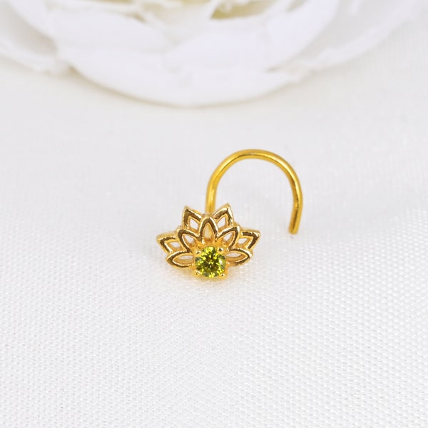 Lotus Bloom Crystal Statement Studs