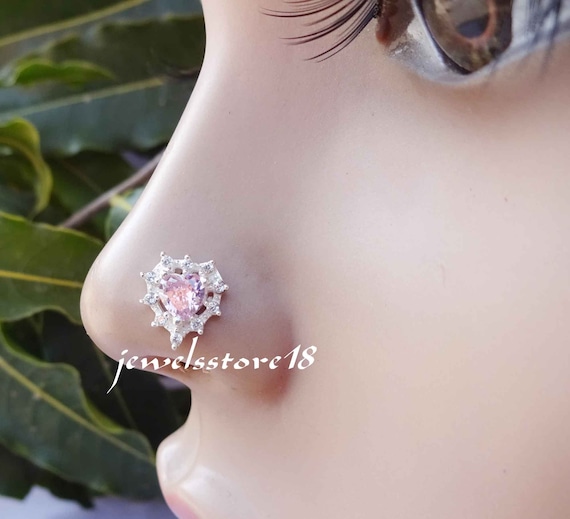 Nose ring stone sale design