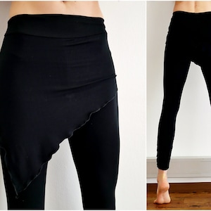 Skirted leggings ~ Skeggings ~ Asymmetric skirt ~ Active wear ~ Yoga ~ Super soft, stretch and strong ~ Black ~ The Shakti Leggings