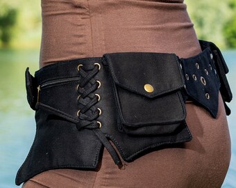 Pocket Belt ~ Utility Belt ~ Festival and Travel Hip Bag  display picture 2