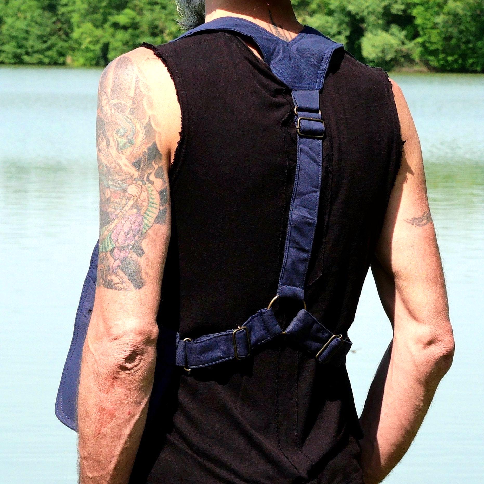 Kebr THE HOLSTER ~ Shoulder Bag ~ Utility Vest With 6 Pockets ~ Fully ...