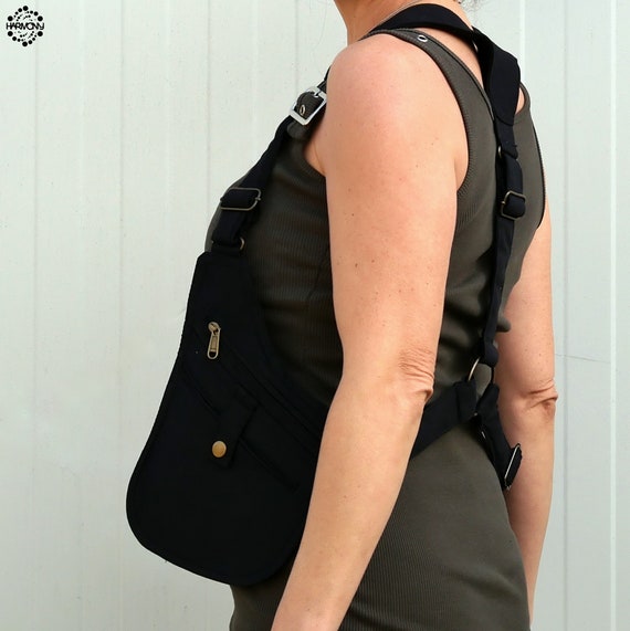 Festival Pocket Utility Holster Vest Shoulder Holster Bag 