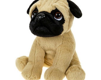 sequin pug teddy