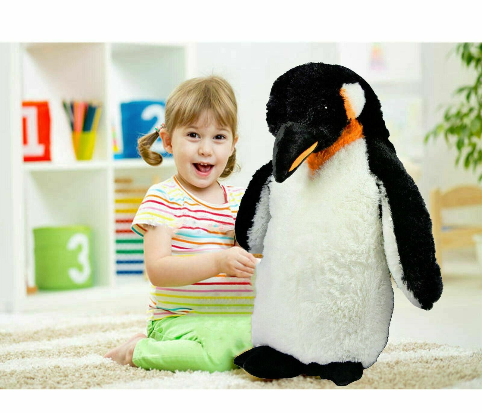 giant penguin cuddly toy