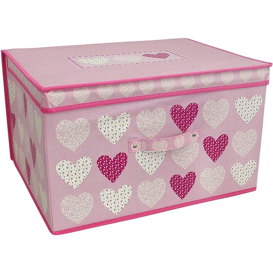 Large Collapsible Heart Design Storage Box Jumbo Chest Kids Etsy UK