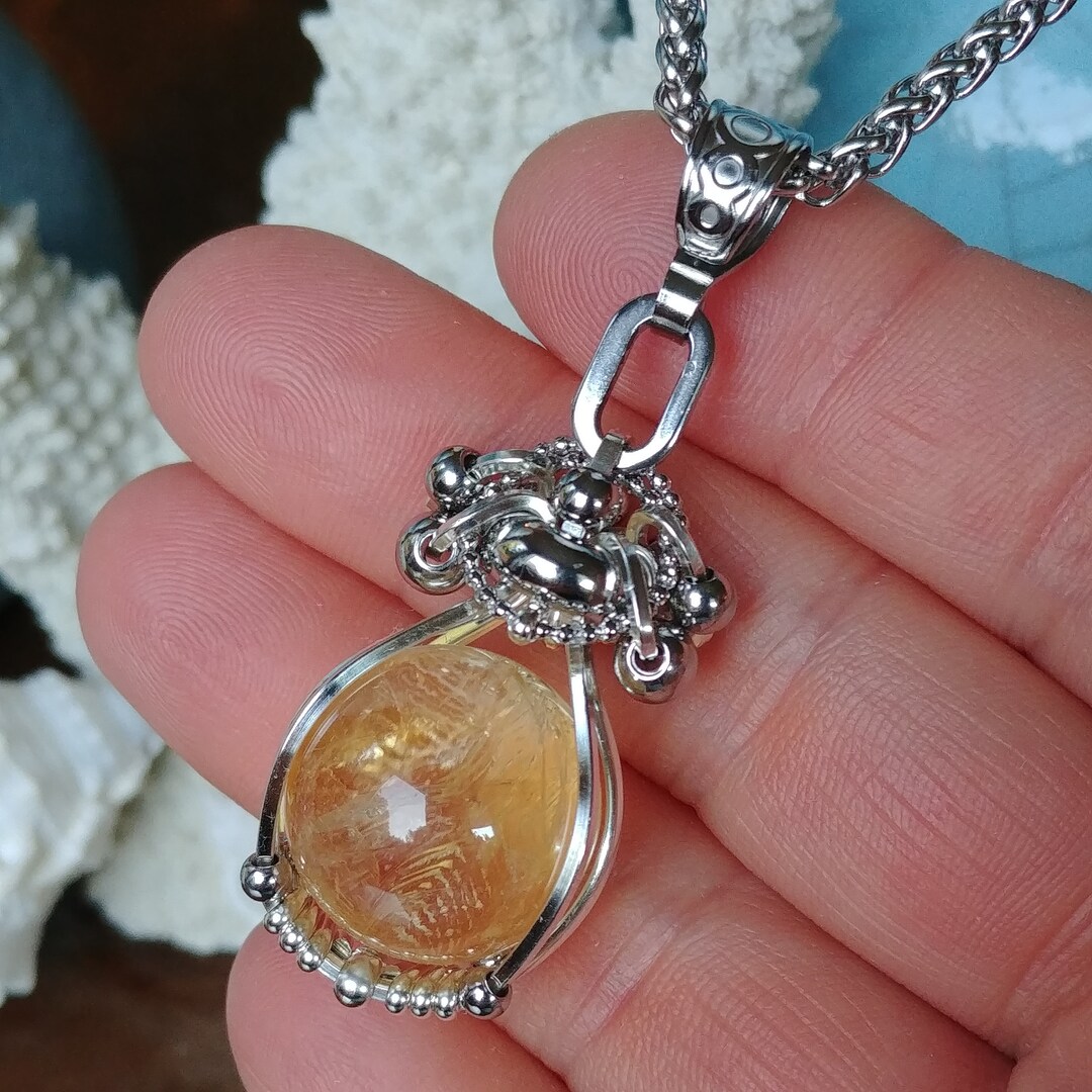 Natural 2024 citrine pendant