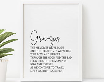 gramps fathers day card