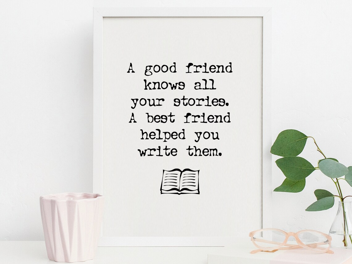 Friendship Quote Best Friend Instant Download Friendship | Etsy