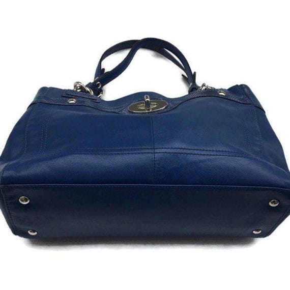 CC MINI 25 CLASSIC BAG IN BLUE COBALT DENIM
