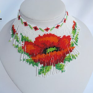 Poppy choker necklace Clearance
