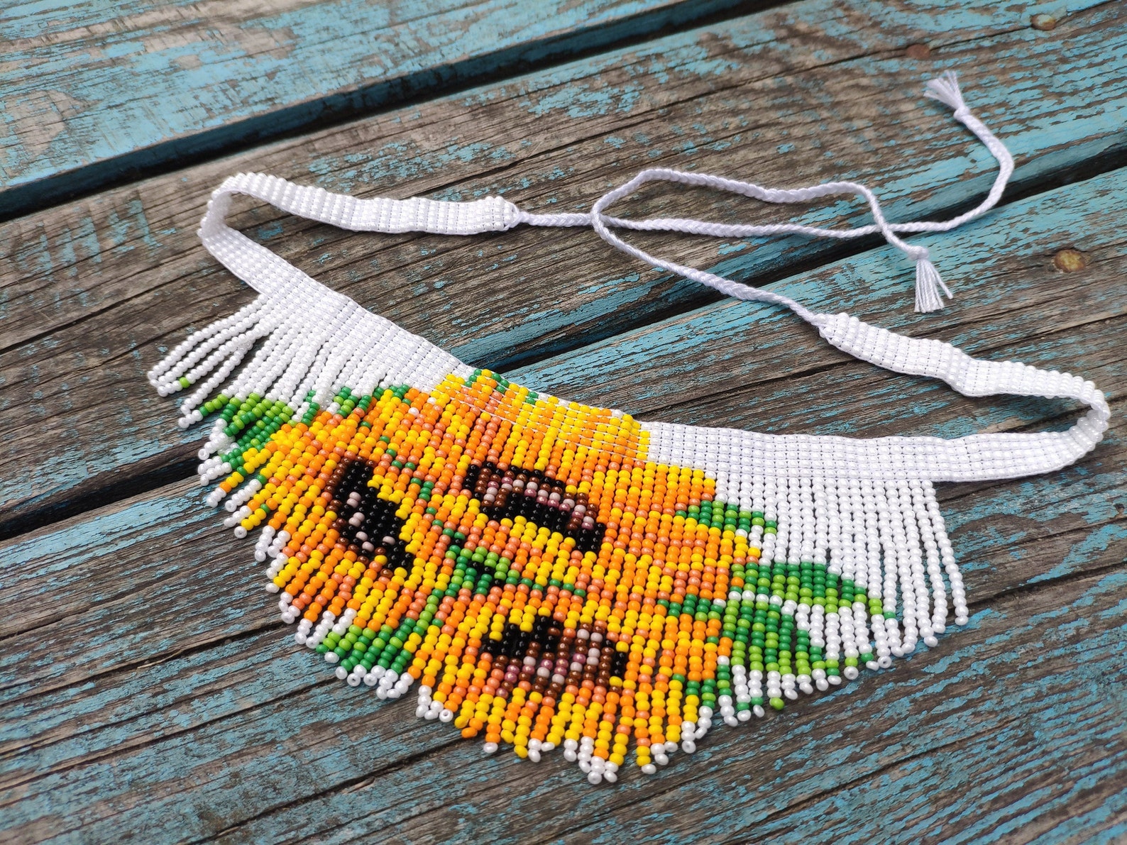 Sunflower Choker Necklace Yellow Flower Necklace for Women Etsy